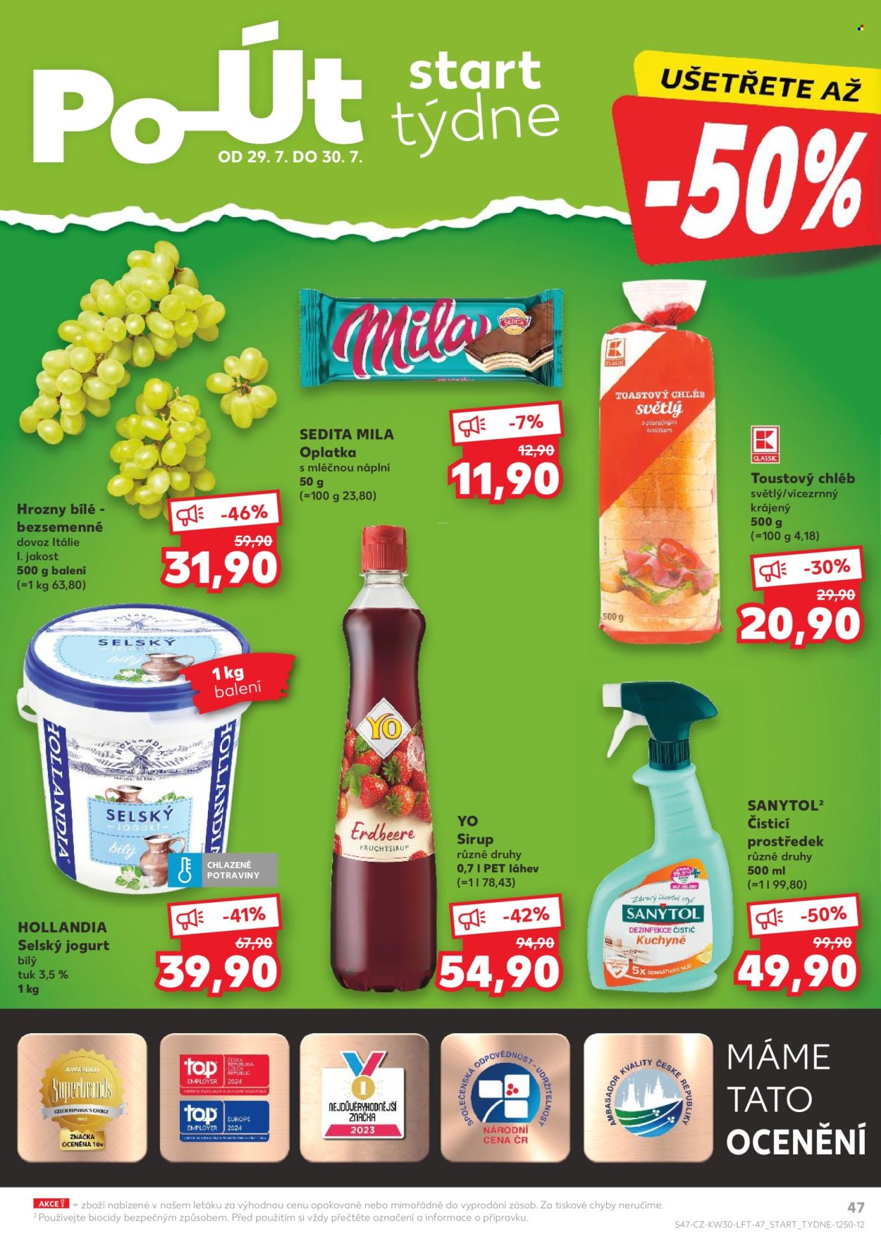 Leták Kaufland - 24.7.2024 - 30.7.2024. Strana 47