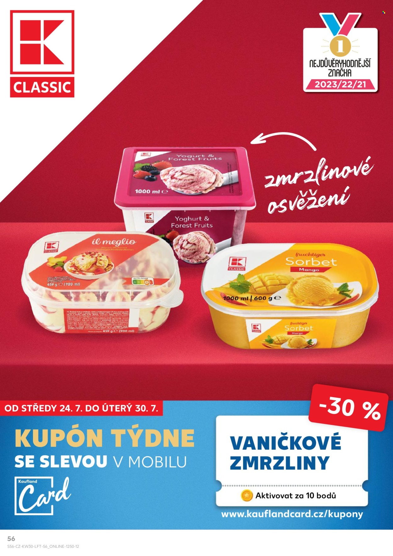 Leták Kaufland - 24.7.2024 - 30.7.2024. Strana 56