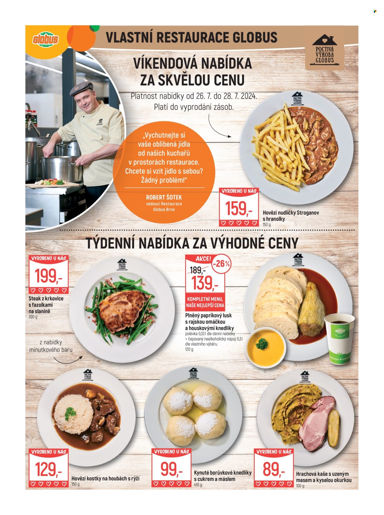 Leták Globus - 24.7.2024 - 30.7.2024. Strana 12
