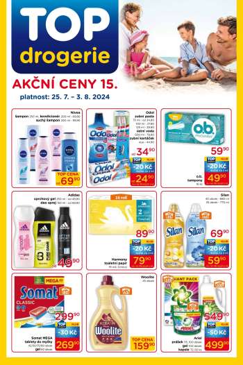 Leták TOP drogerie - 25.7.2024 - 3.8.2024.