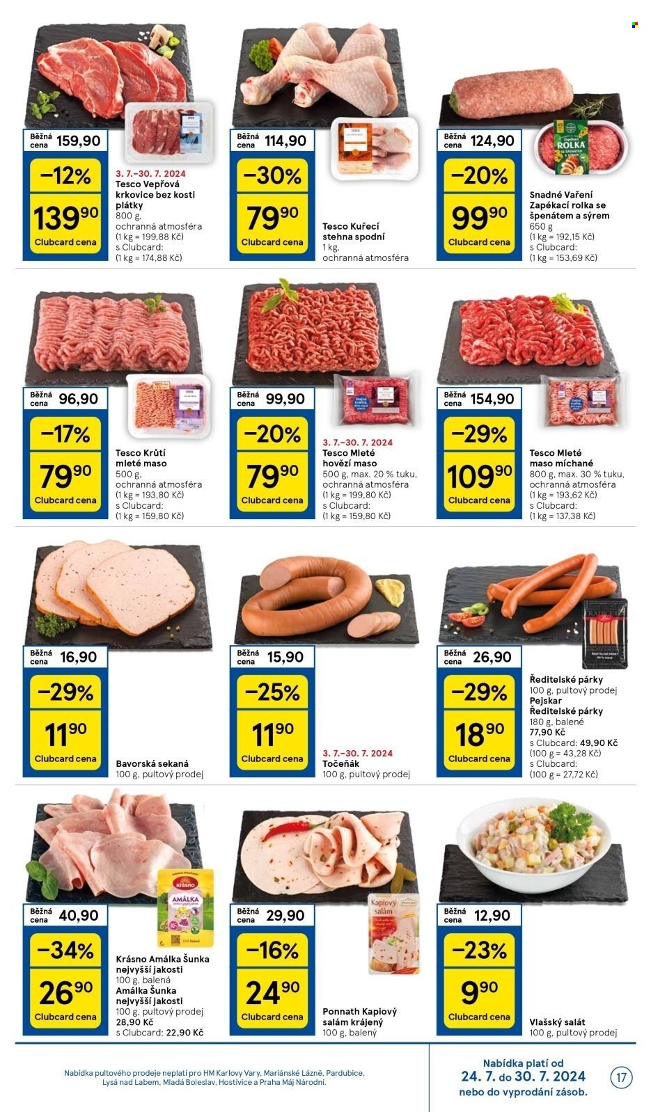 Leták TESCO - 24.7.2024 - 30.7.2024. Strana 17