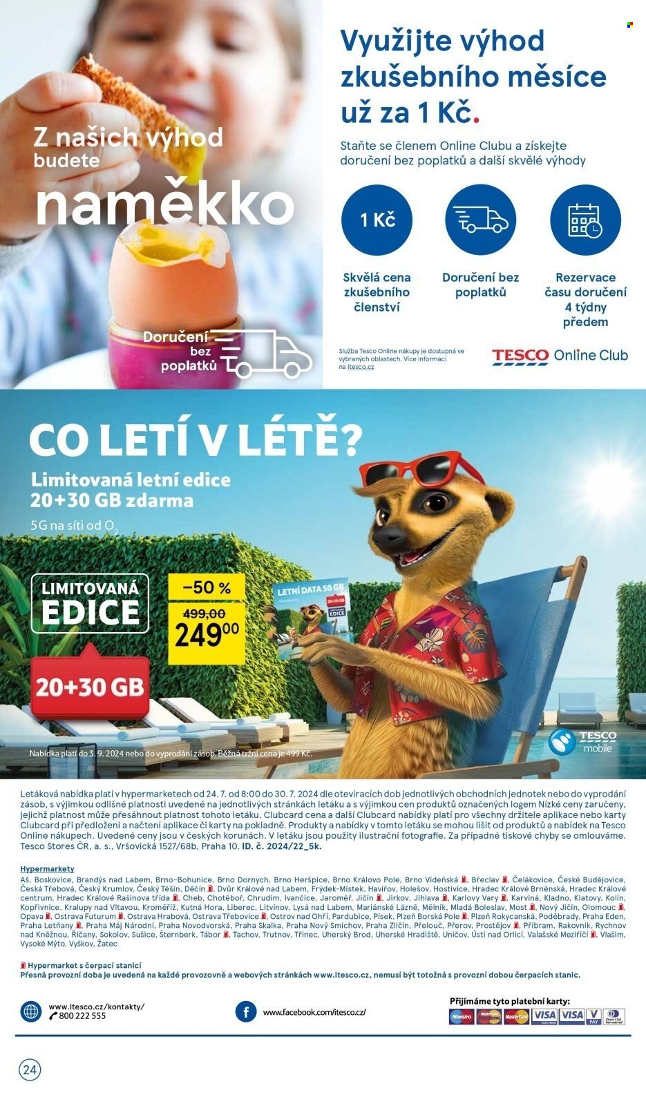 Leták TESCO - 24.7.2024 - 30.7.2024. Strana 24