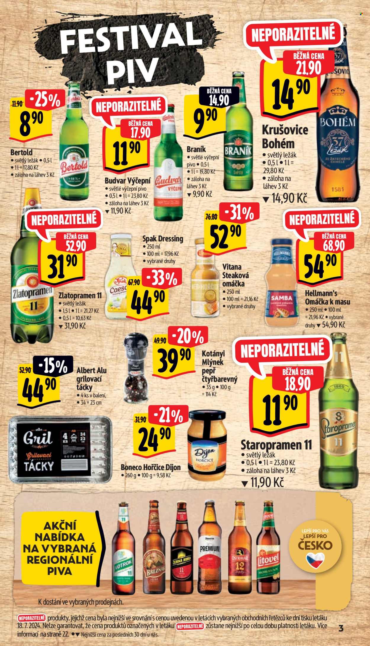 Leták Albert Supermarket - 24.7.2024 - 30.7.2024. Strana 9