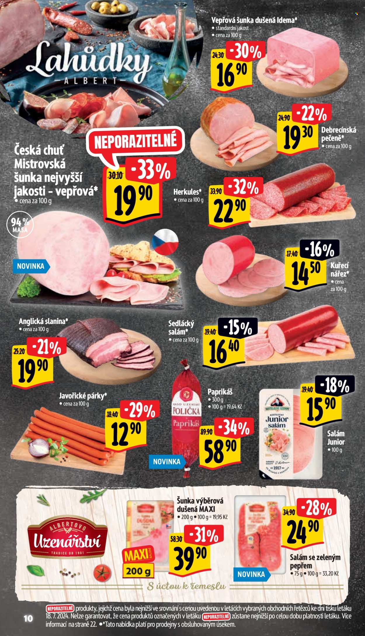 Leták Albert Supermarket - 24.7.2024 - 30.7.2024. Strana 19