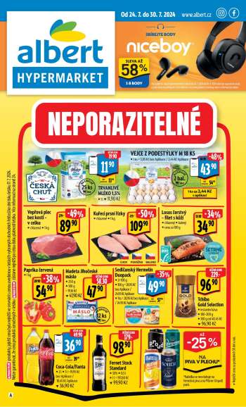 Leták Albert Hypermarket - 24.7.2024 - 30.7.2024.