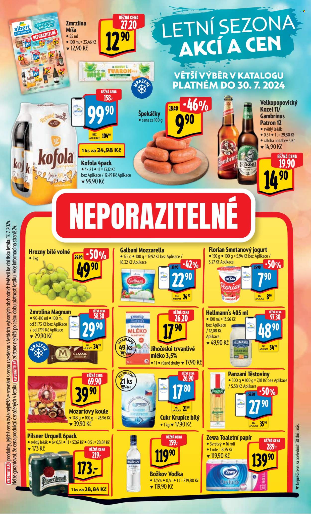 Leták Albert Hypermarket - 24.7.2024 - 30.7.2024. Strana 8