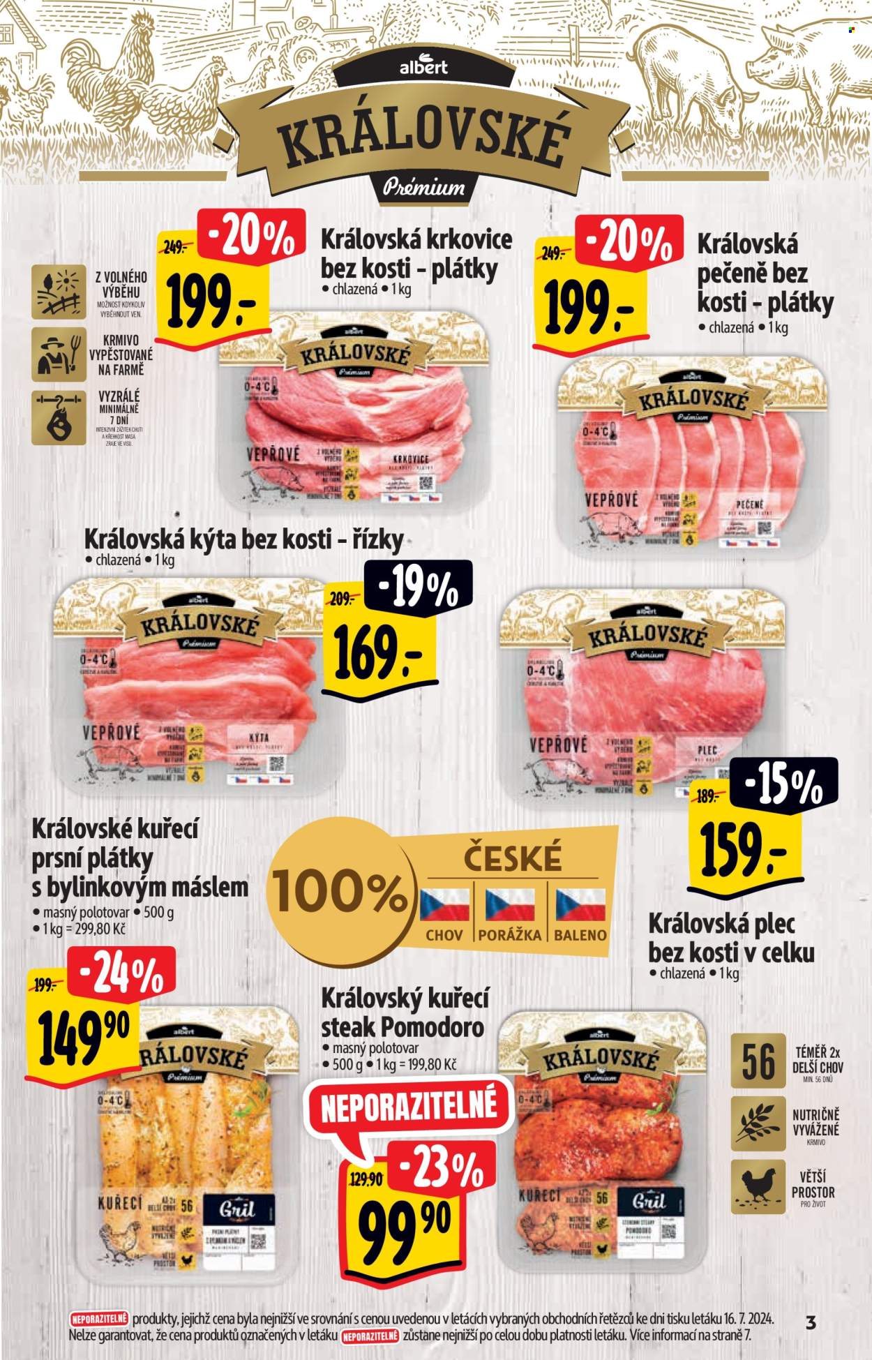 Leták Albert Hypermarket - 24.7.2024 - 6.8.2024. Strana 3