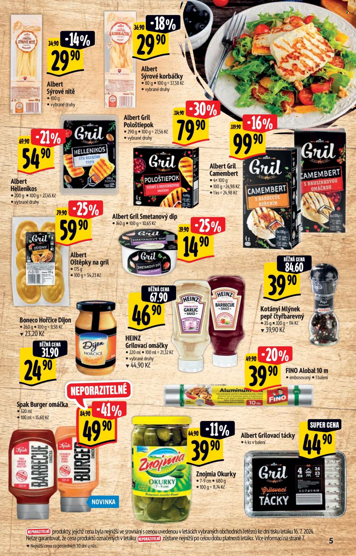 Leták Albert Hypermarket - 24.7.2024 - 6.8.2024. Strana 5