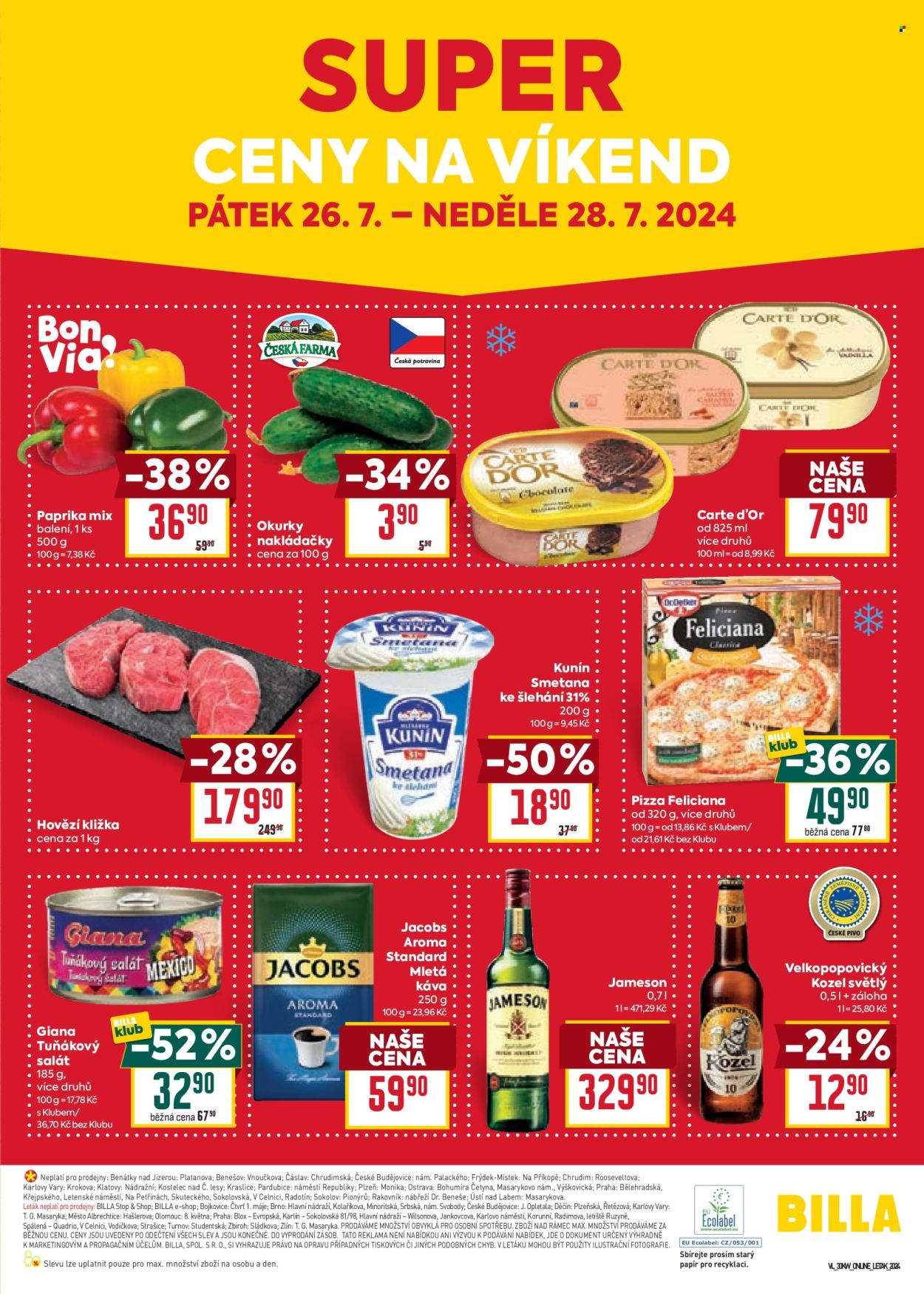 Leták BILLA - 24.7.2024 - 30.7.2024. Strana 29