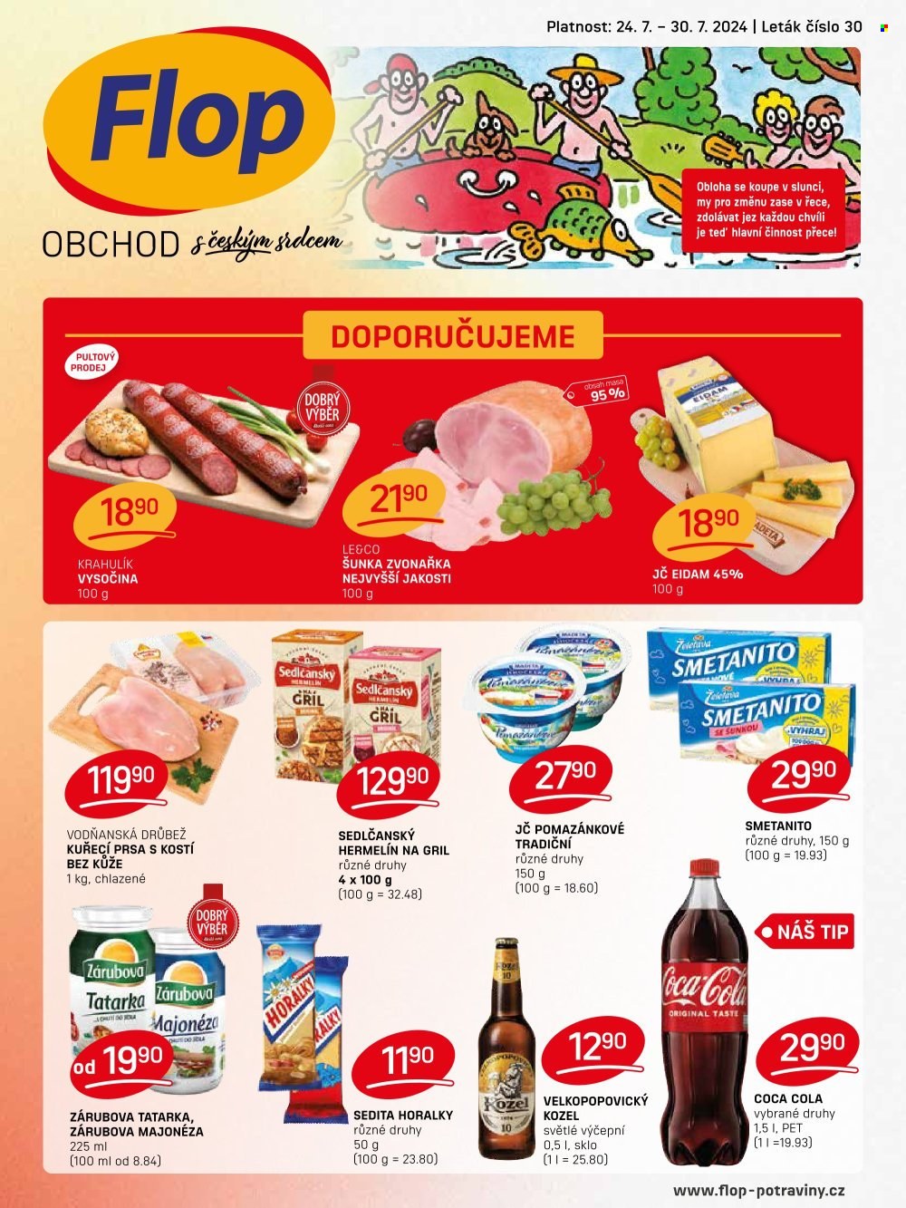 Leták Flop - 24.7.2024 - 30.7.2024. Strana 1