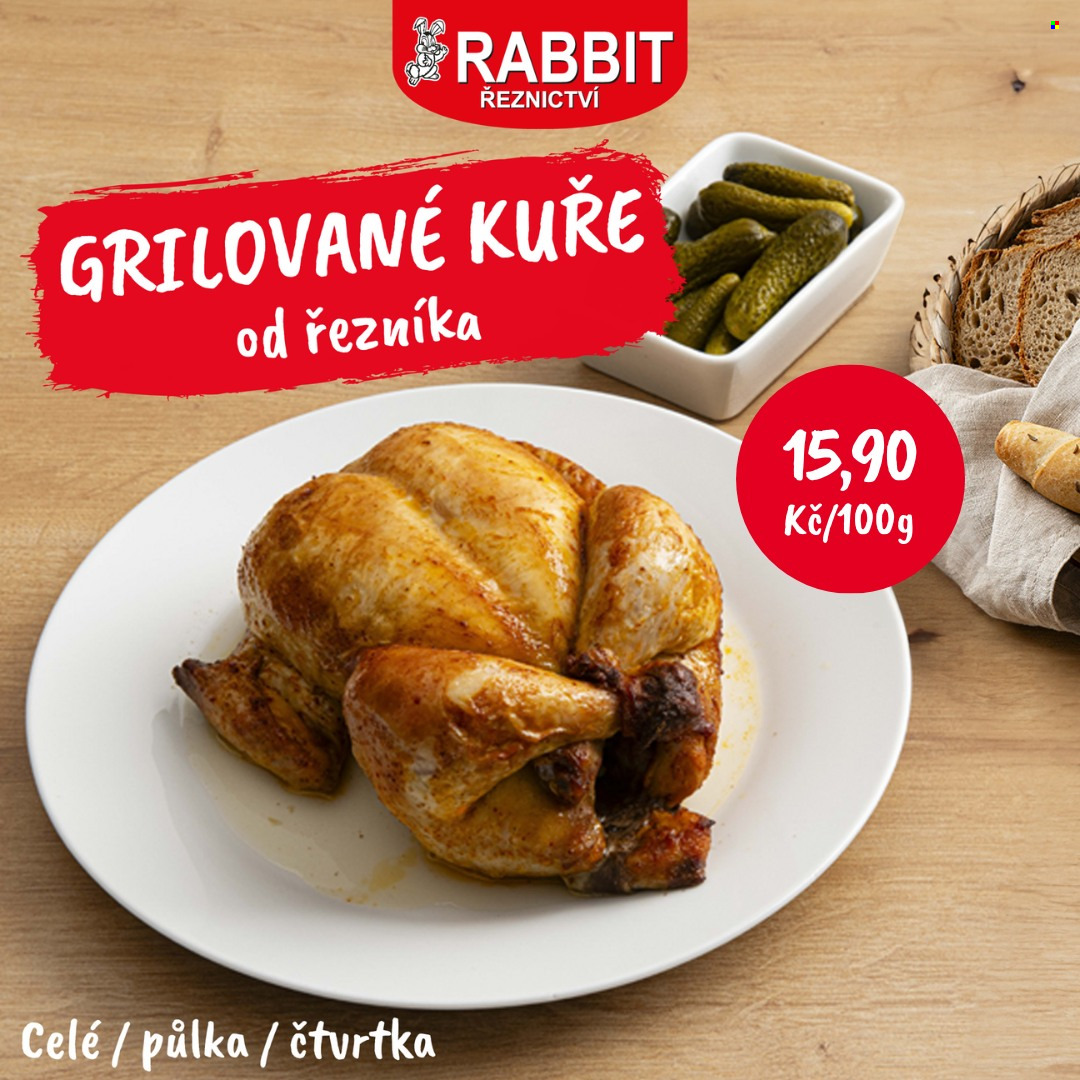 Leták RABBIT řeznictví. Strana 1