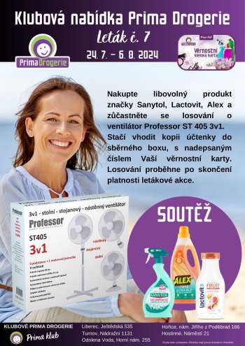 Leták Prima Drogerie - 24.7.2024 - 6.8.2024.