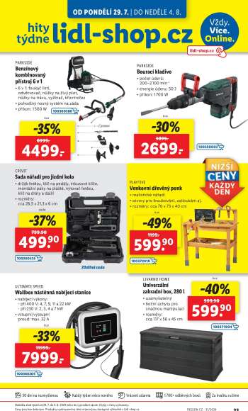 Leták Lidl - 29.7.2024 - 4.8.2024.
