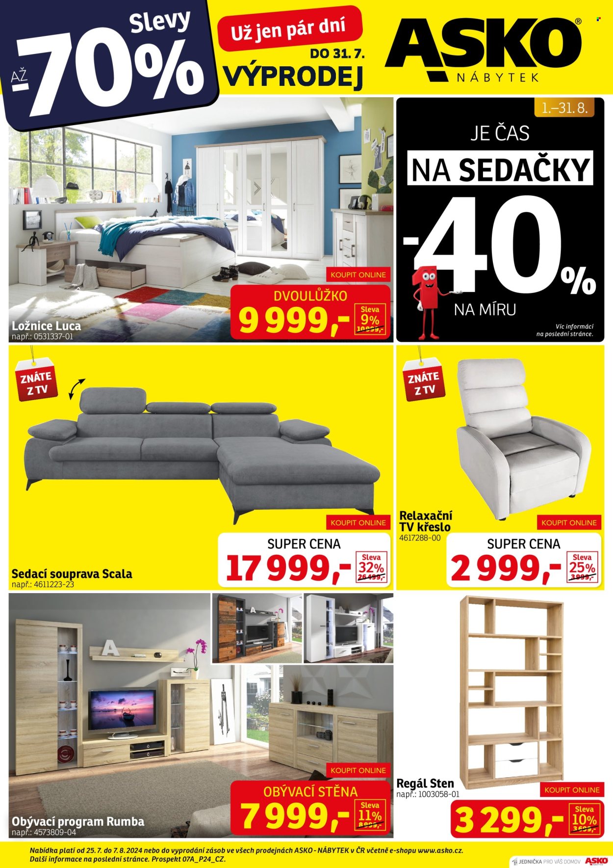Leták ASKO - 25.7.2024 - 7.8.2024. Strana 1