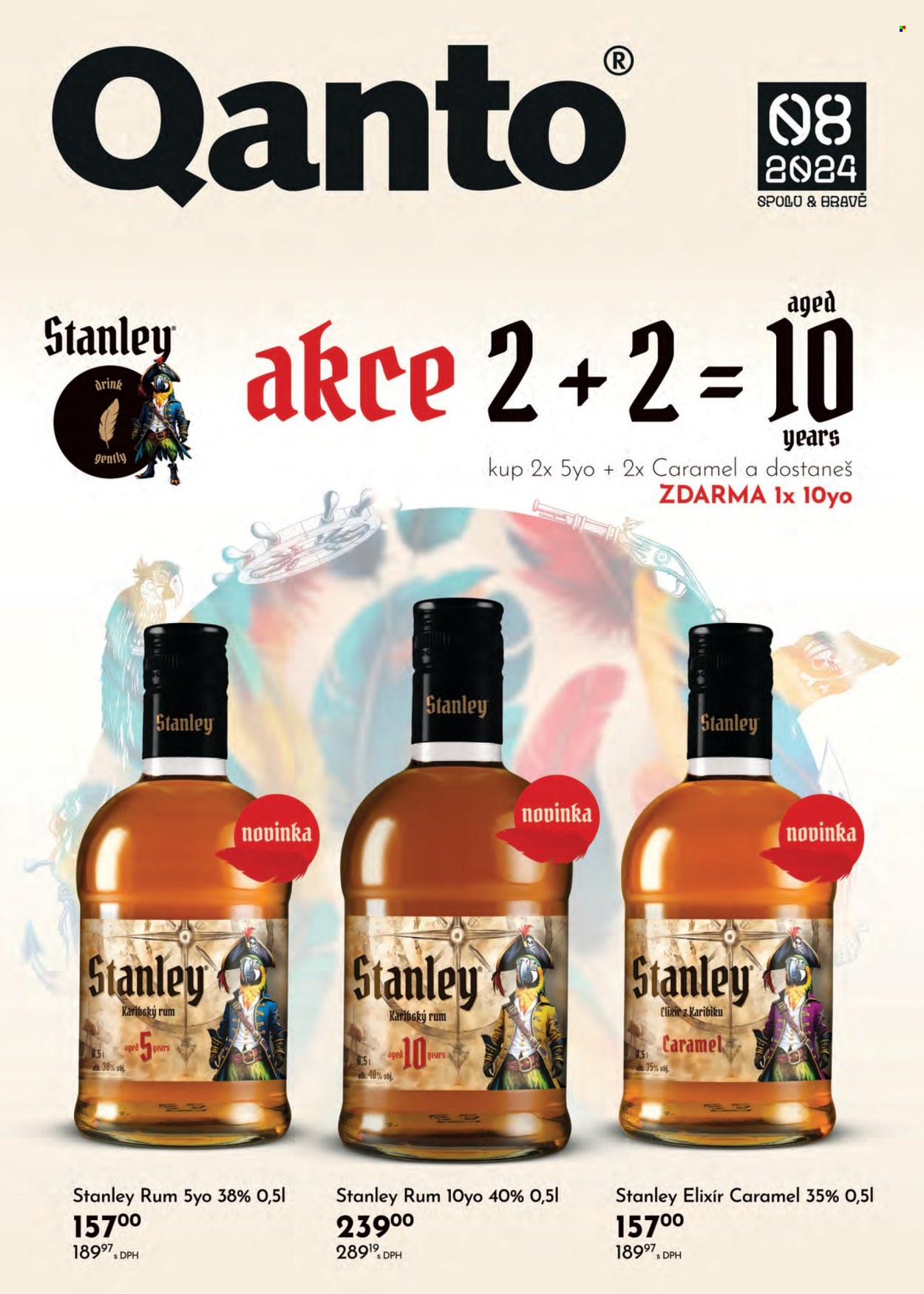 Leták Astur & Qanto velkoobchod - 1.8.2024 - 31.8.2024. Strana 1