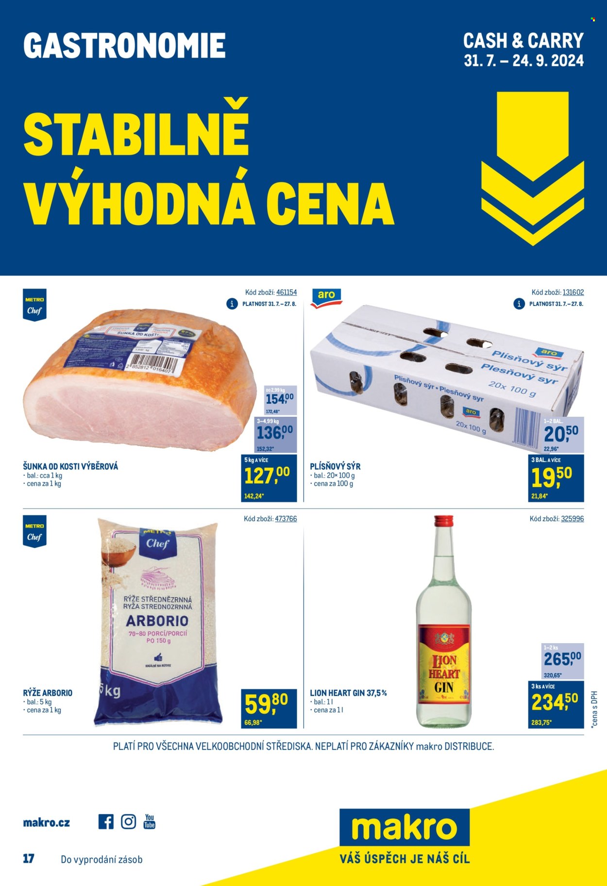 Leták MAKRO - 31.7.2024 - 24.9.2024. Strana 1
