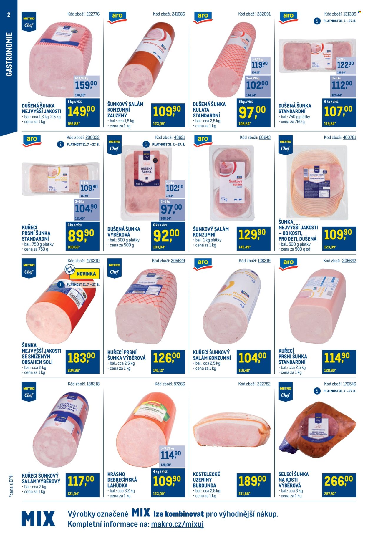 Leták MAKRO - 31.7.2024 - 24.9.2024. Strana 2