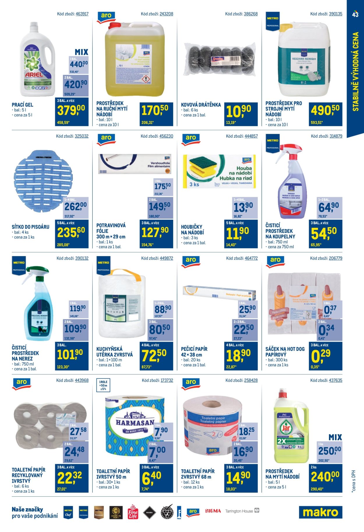 Leták MAKRO - 31.7.2024 - 24.9.2024. Strana 43