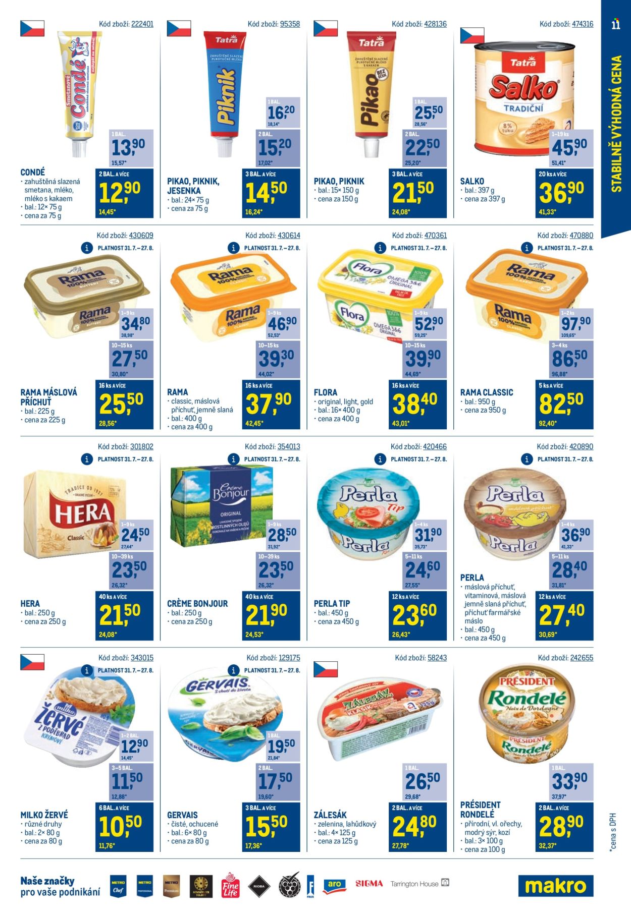 Leták MAKRO - 31.7.2024 - 24.9.2024. Strana 11
