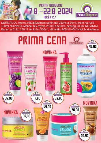 Leták Prima Drogerie - 7.8.2024 - 22.8.2024.