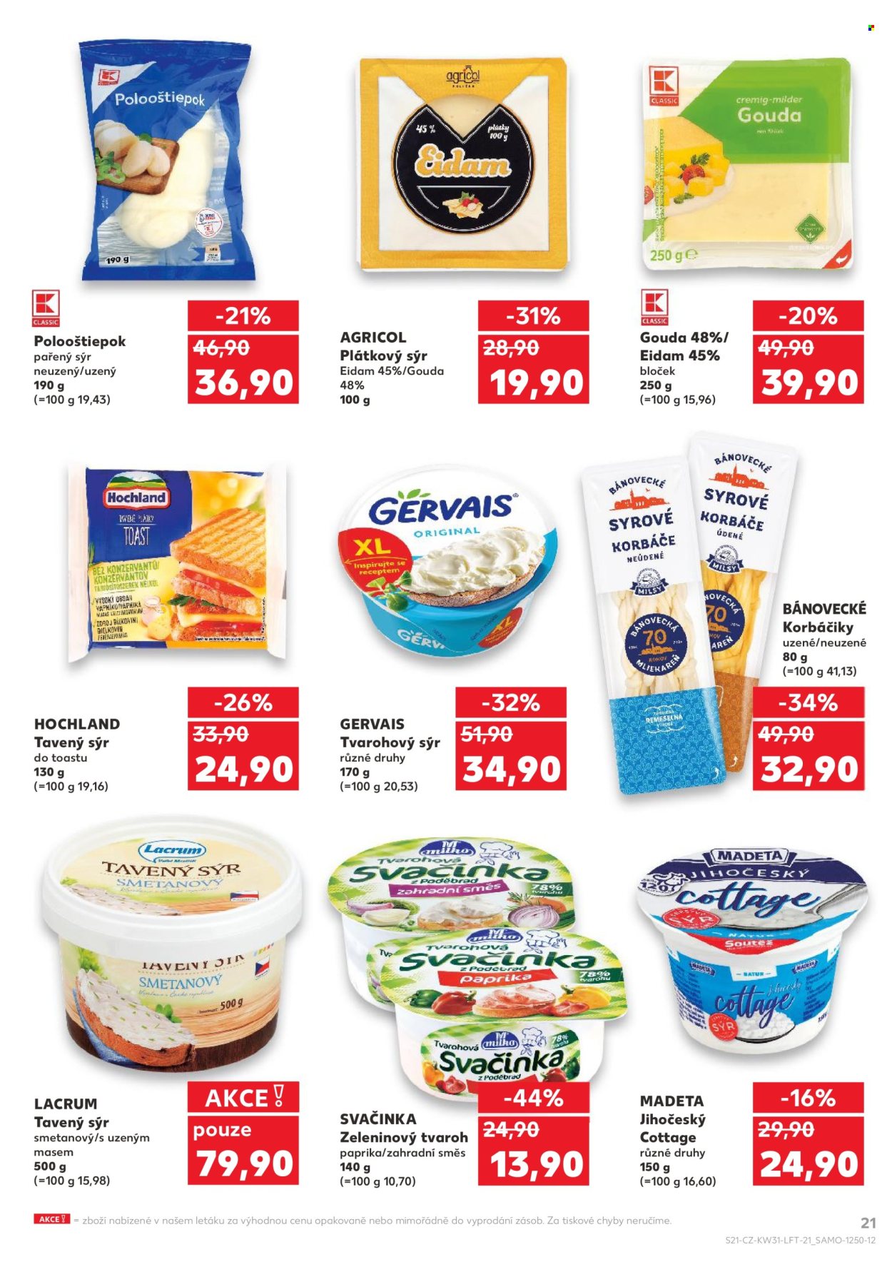 Leták Kaufland - 31.7.2024 - 6.8.2024. Strana 21