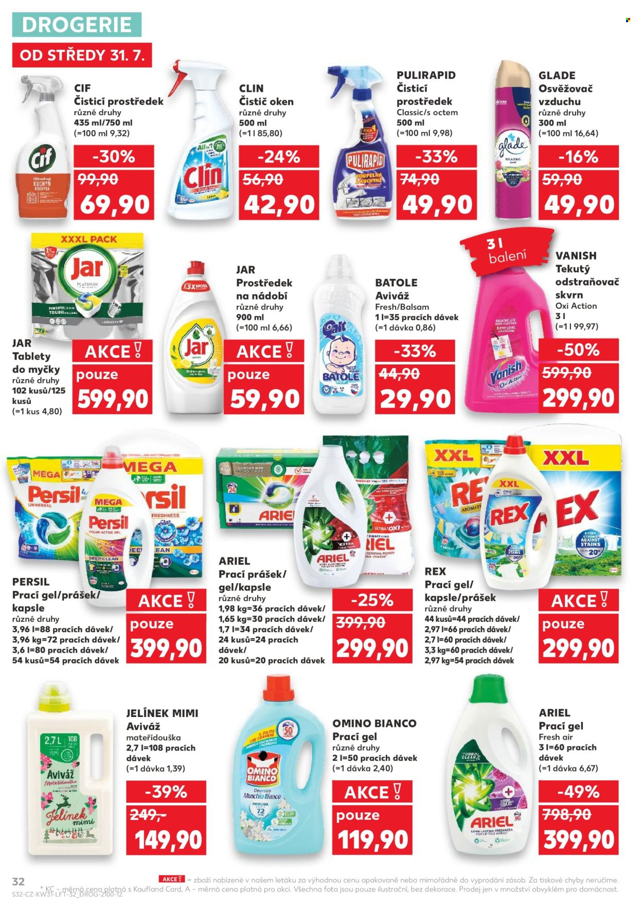 Leták Kaufland - 31.7.2024 - 6.8.2024. Strana 32