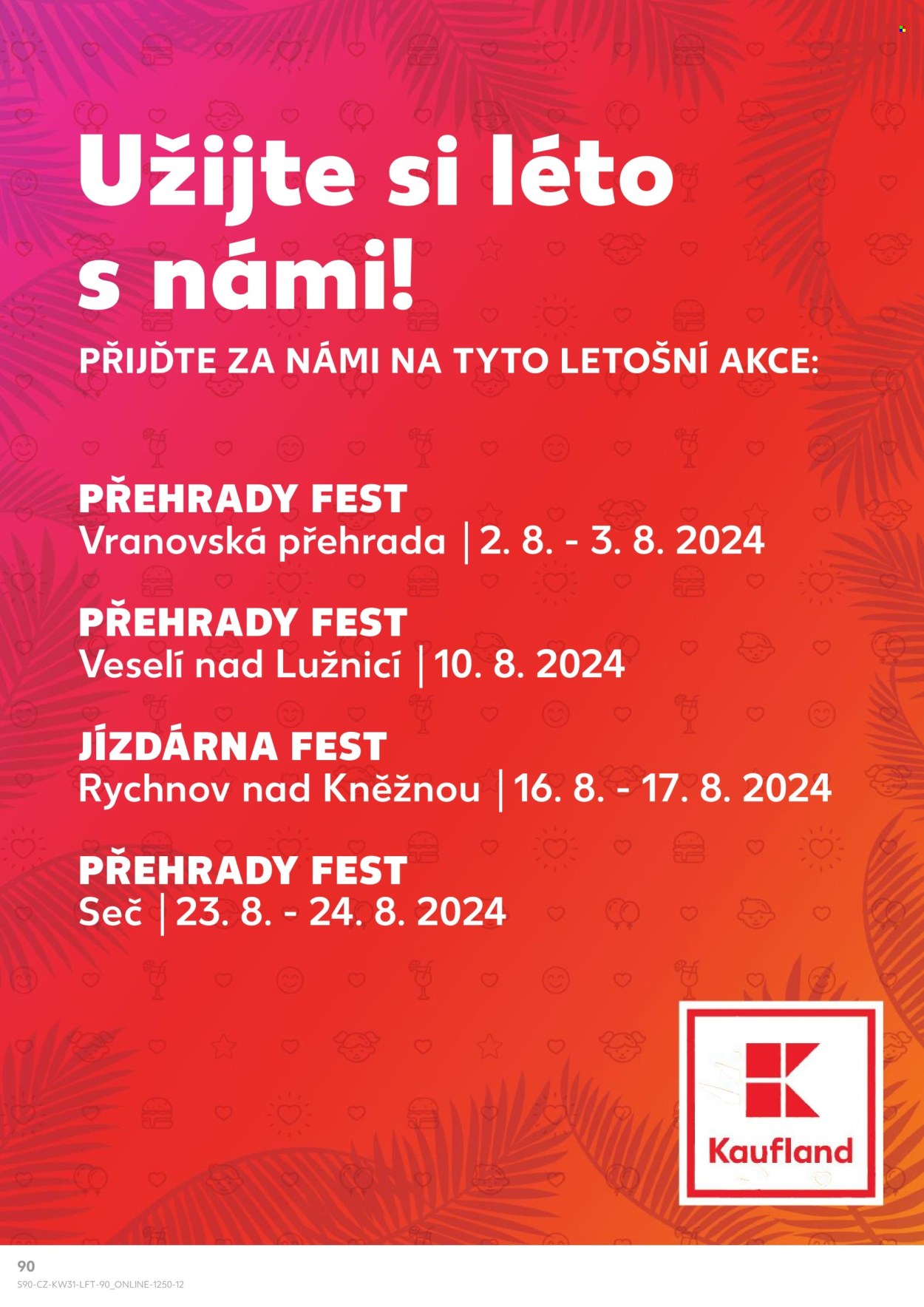 Leták Kaufland - 31.7.2024 - 6.8.2024. Strana 90
