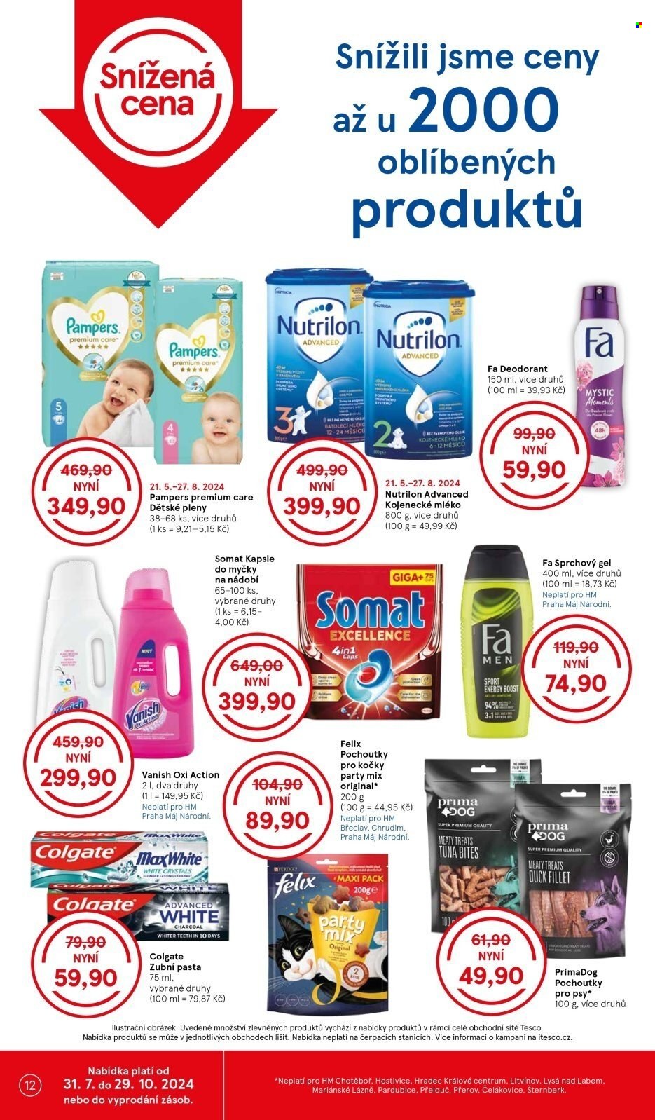 Leták TESCO - 31.7.2024 - 6.8.2024. Strana 12