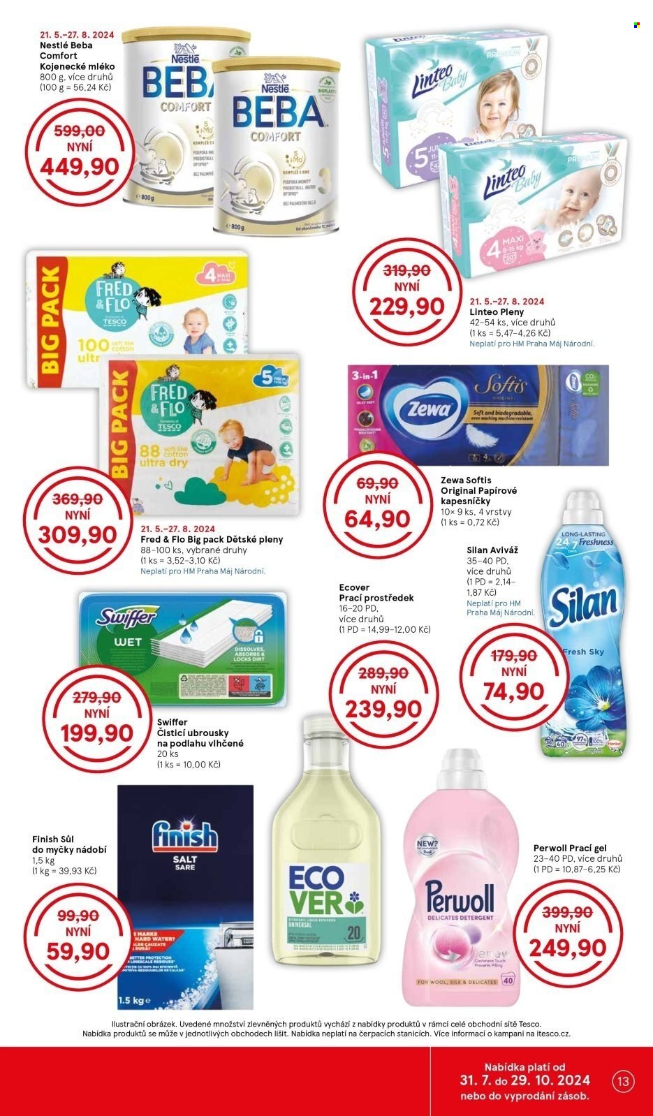 Leták TESCO - 31.7.2024 - 6.8.2024. Strana 13