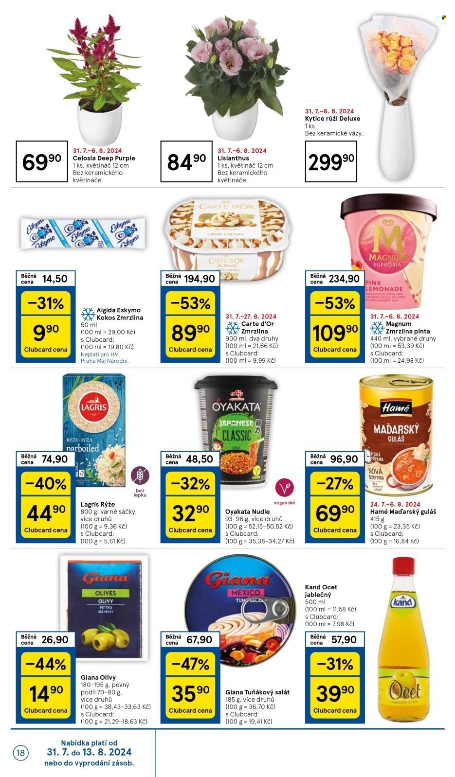 Leták TESCO - 31.7.2024 - 6.8.2024. Strana 18