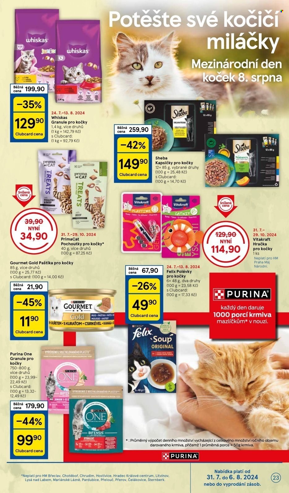 Leták TESCO - 31.7.2024 - 6.8.2024. Strana 23