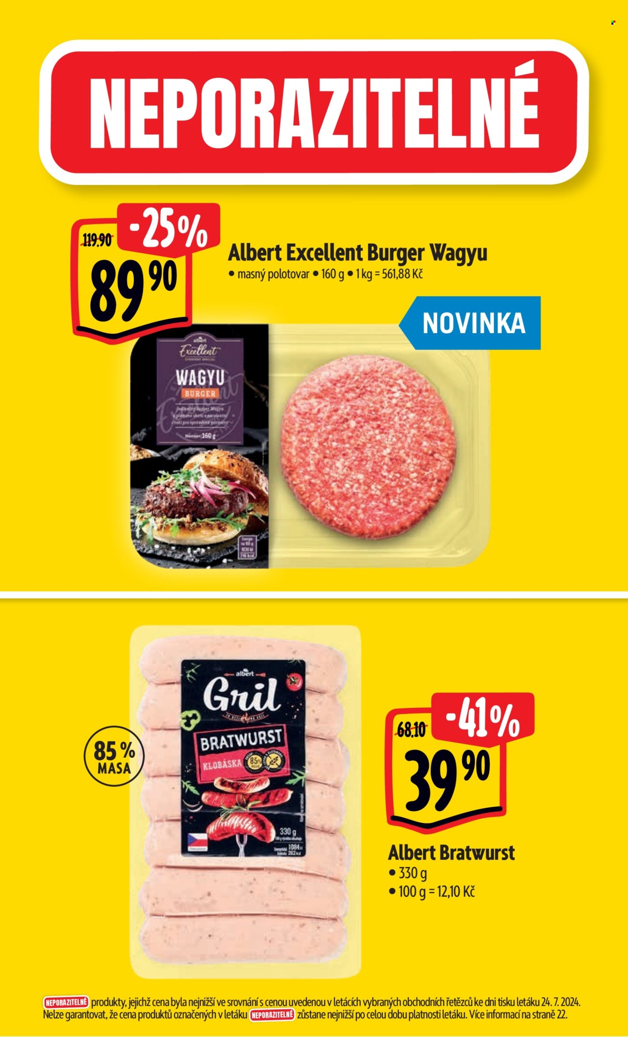 Leták Albert Hypermarket - 31.7.2024 - 6.8.2024. Strana 4