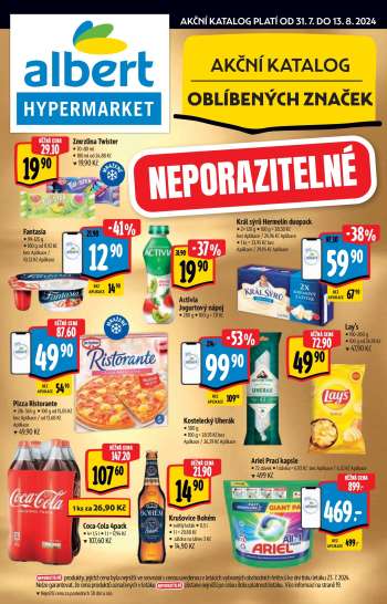Leták Albert Hypermarket - 31.7.2024 - 13.8.2024.
