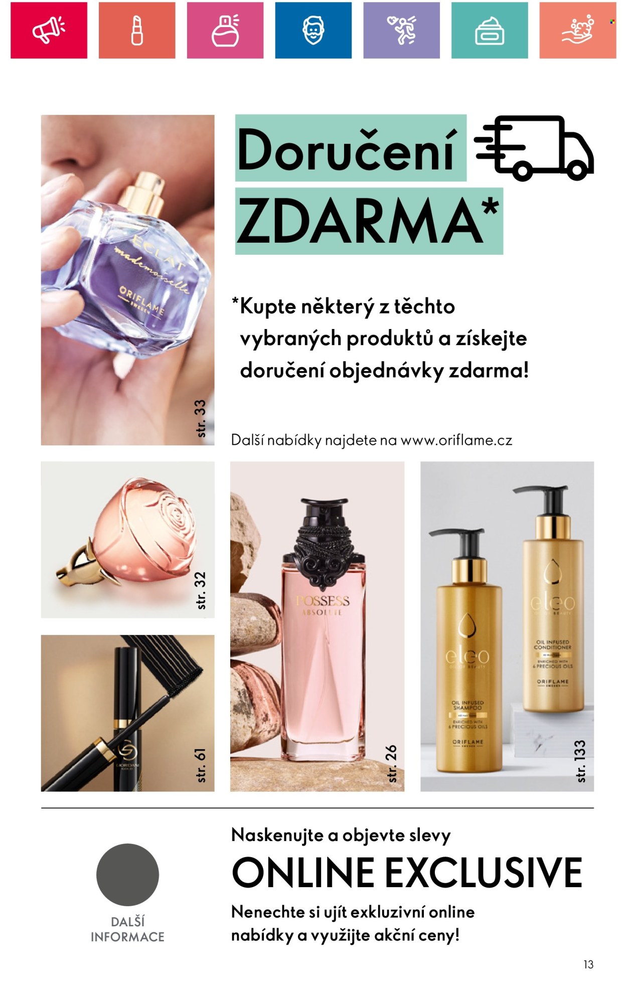 Leták ORIFLAME - 30.7.2024 - 19.8.2024. Strana 13