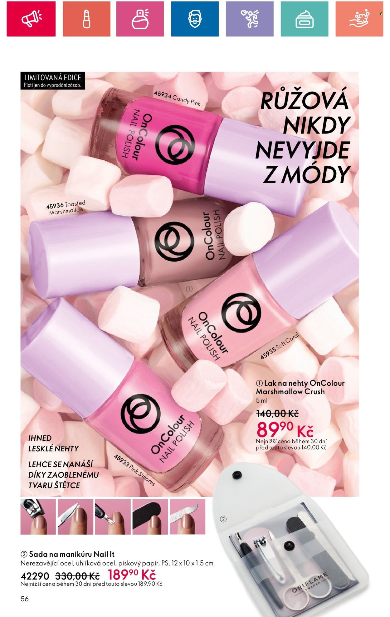 Leták ORIFLAME - 30.7.2024 - 19.8.2024. Strana 56