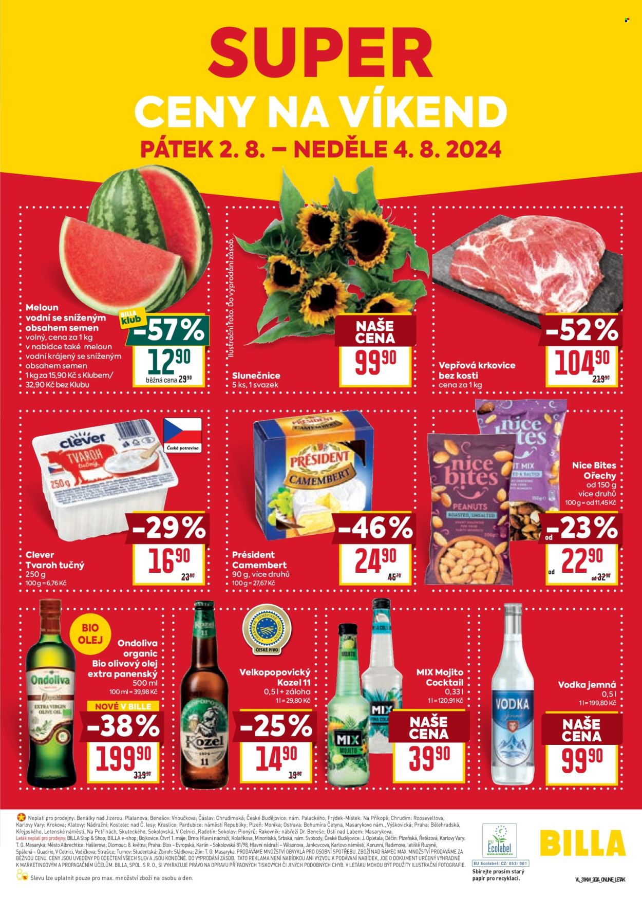 Leták BILLA - 31.7.2024 - 6.8.2024. Strana 29
