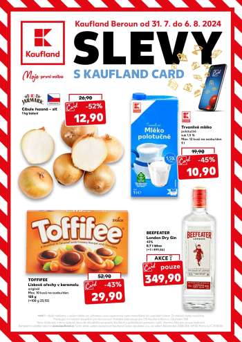 Leták Kaufland - 31.7.2024 - 6.8.2024.