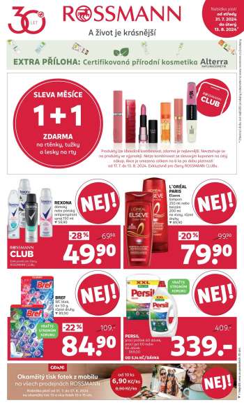 Leták ROSSMANN - 31.7.2024 - 13.8.2024.