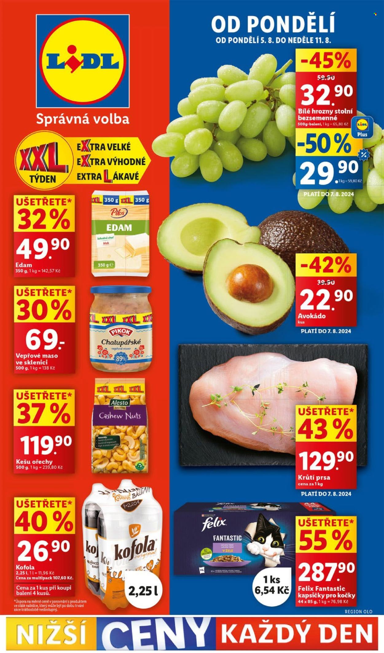 Leták Lidl - 5.8.2024 - 11.8.2024. Strana 1