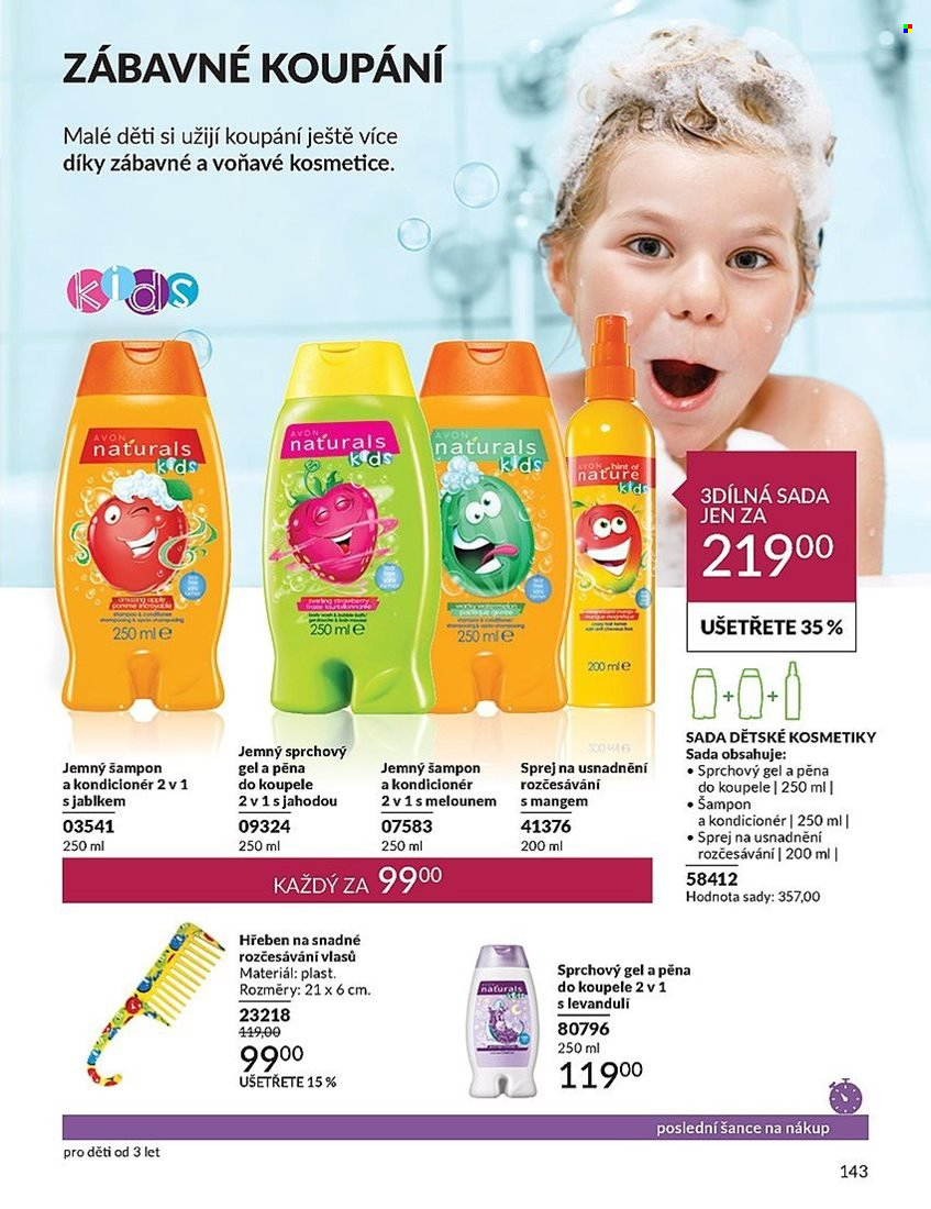 Leták AVON - 1.8.2024 - 31.8.2024. Strana 143