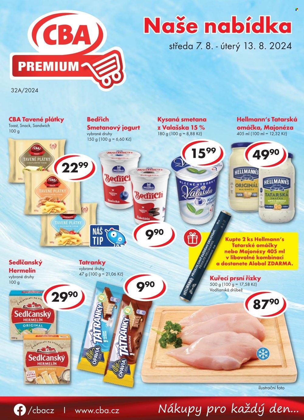 Leták CBA Premium - 7.8.2024 - 13.8.2024. Strana 1