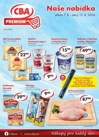 Leták CBA Premium - 7.8.2024 - 13.8.2024.