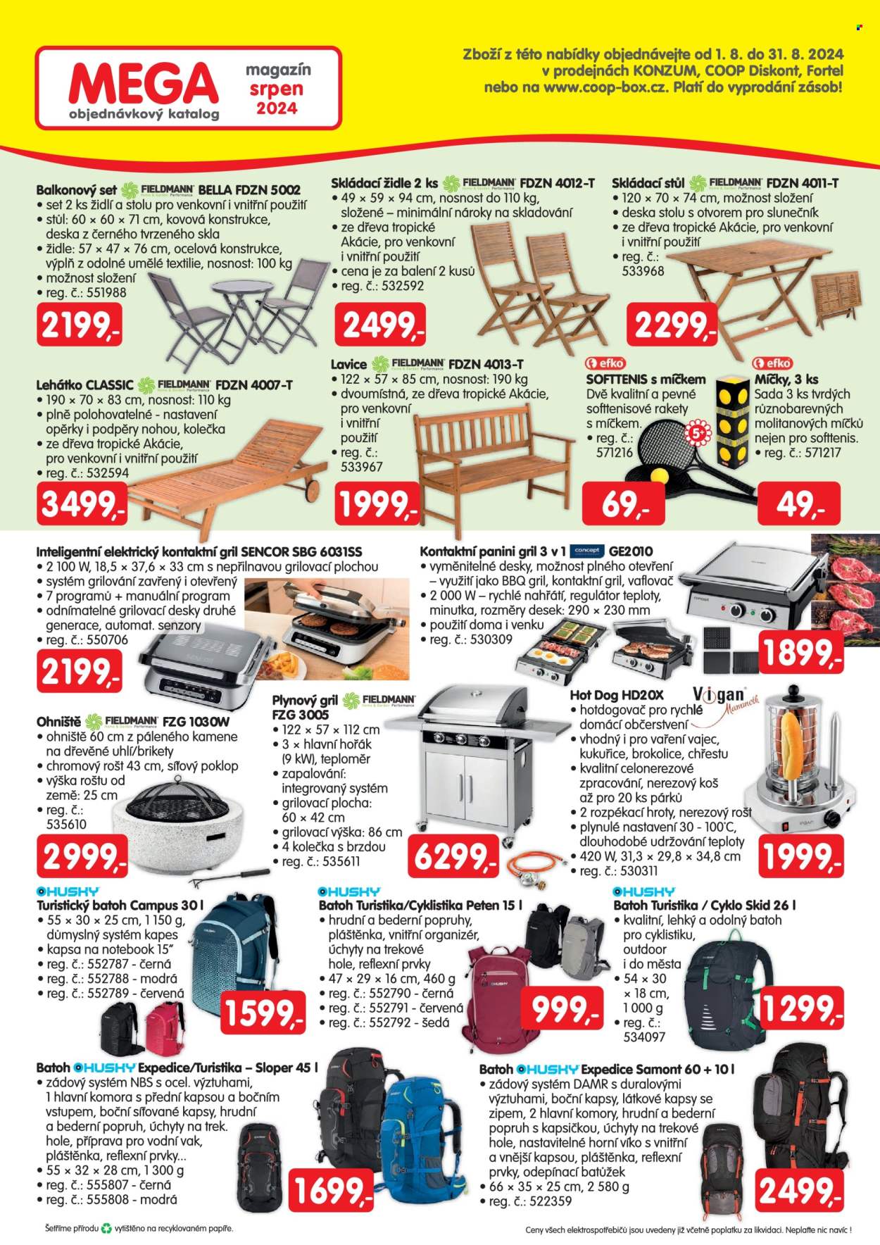 Leták Konzum - 1.8.2024 - 31.8.2024. Strana 2