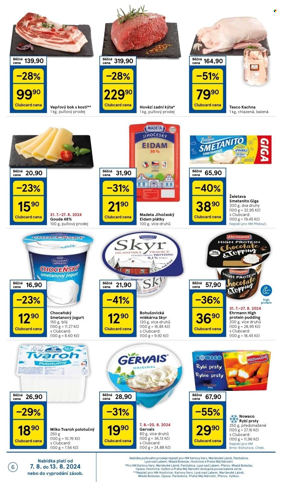 Leták TESCO - 7.8.2024 - 13.8.2024. Strana 6