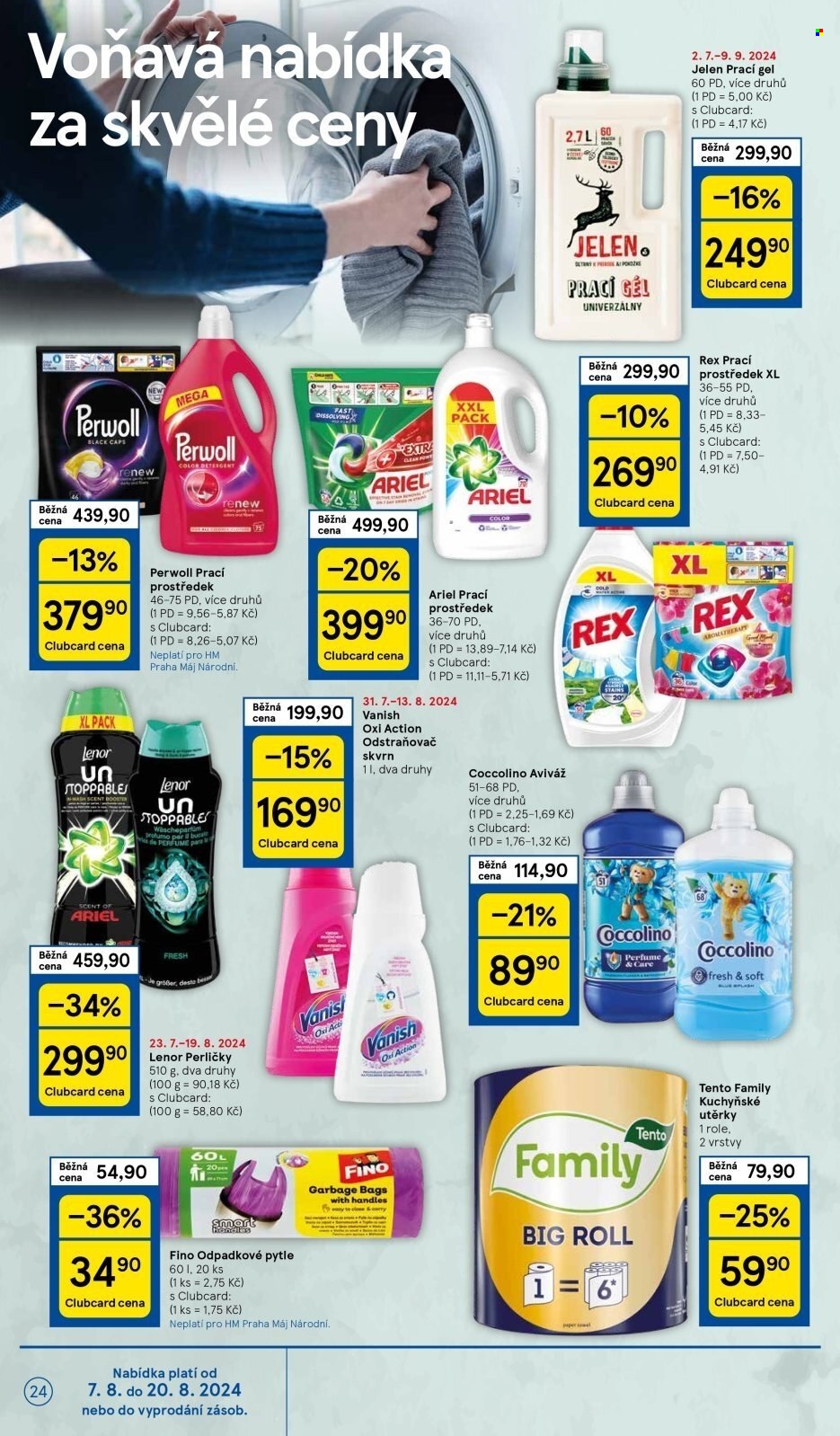 Leták TESCO - 7.8.2024 - 13.8.2024. Strana 24