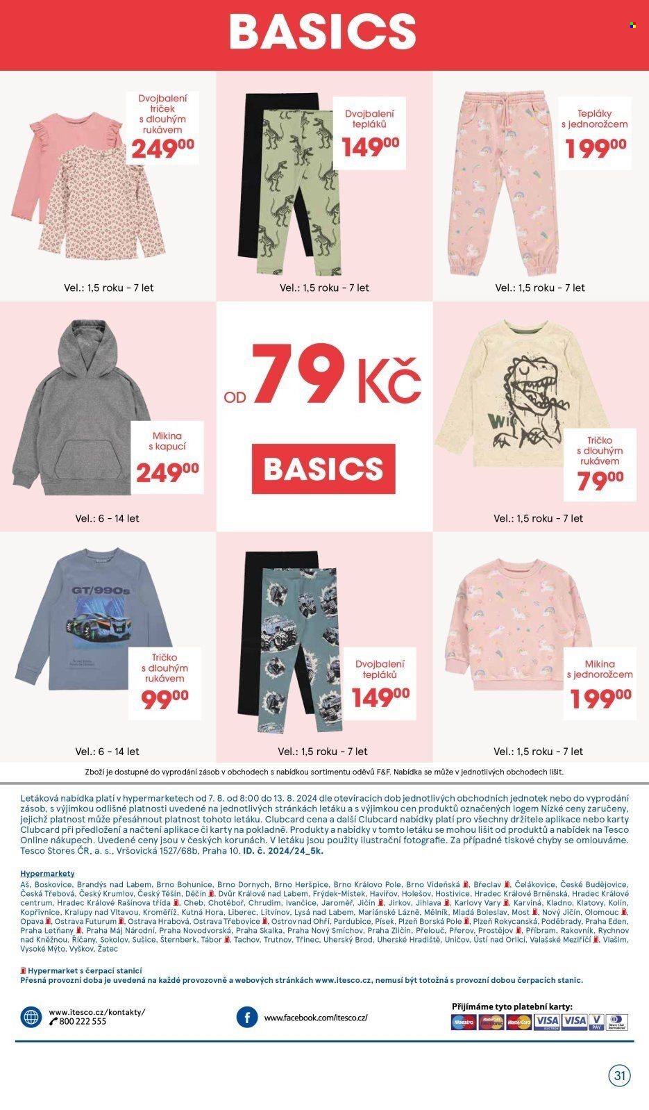 Leták TESCO - 7.8.2024 - 13.8.2024. Strana 31