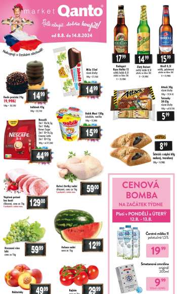 Leták Qanto market - 8.8.2024 - 14.8.2024.