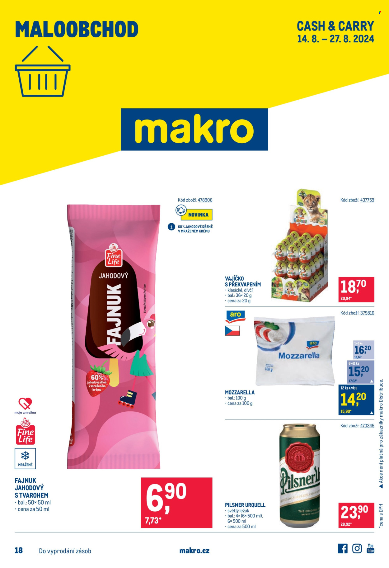 Leták MAKRO - 14.8.2024 - 27.8.2024. Strana 1