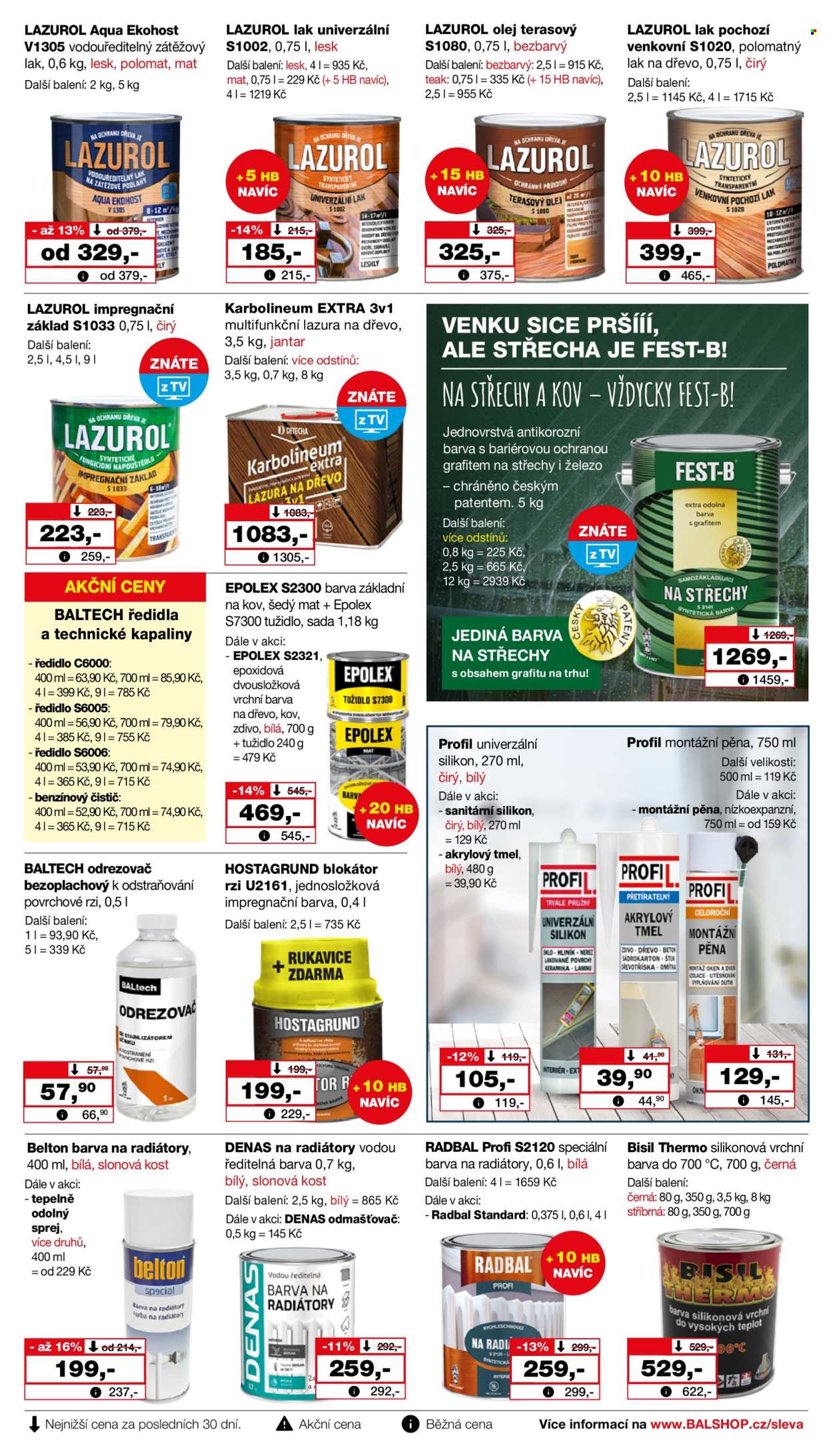 Leták Barvy a laky drogerie - 12.8.2024 - 31.8.2024. Strana 2