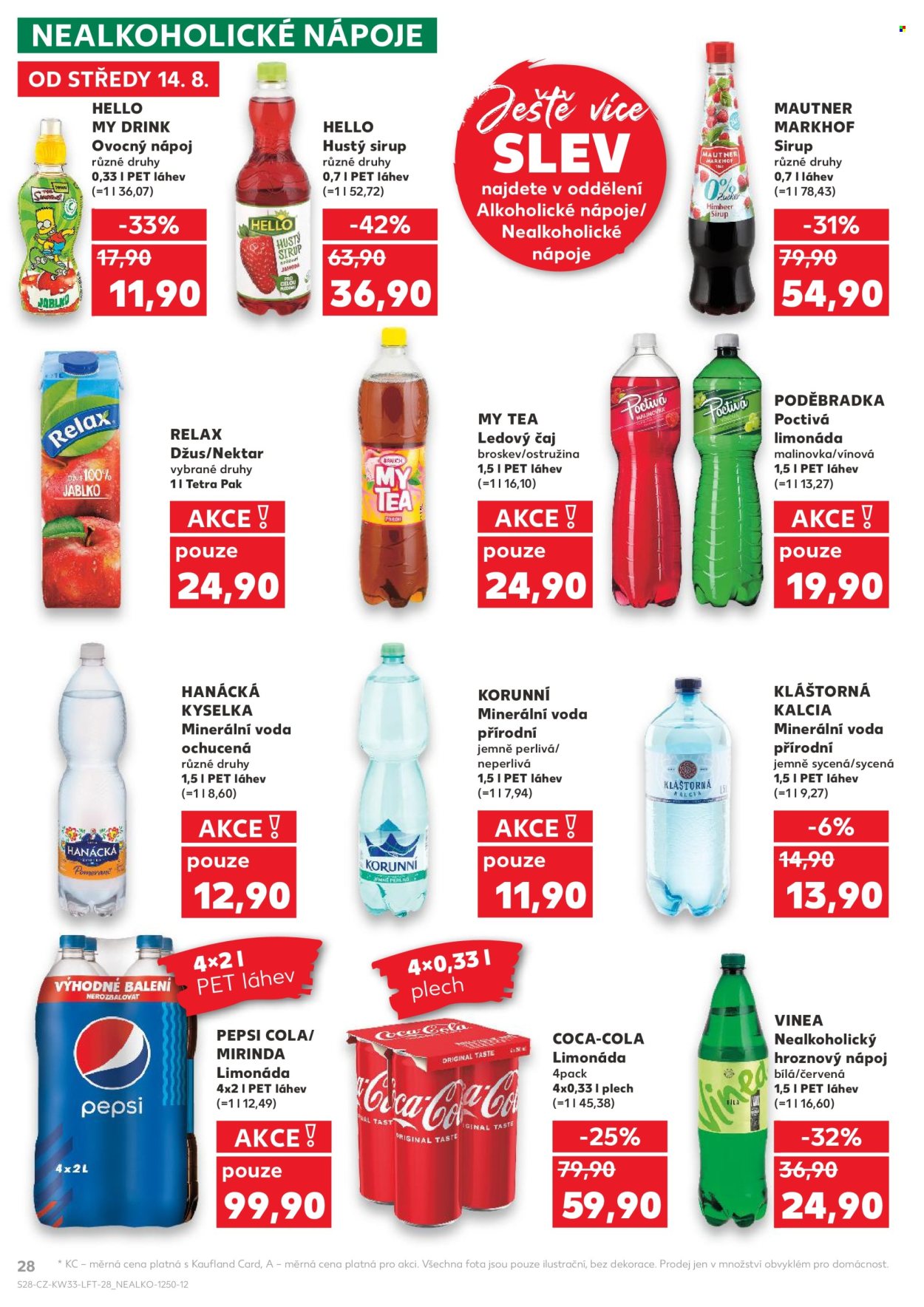 Leták Kaufland - 14.8.2024 - 20.8.2024. Strana 28